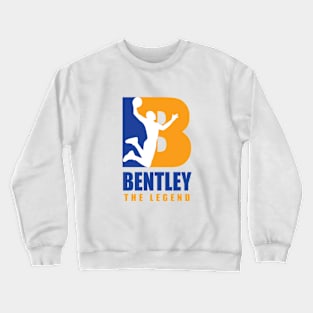 Bentley Custom Player Basketball Your Name The Legend Crewneck Sweatshirt